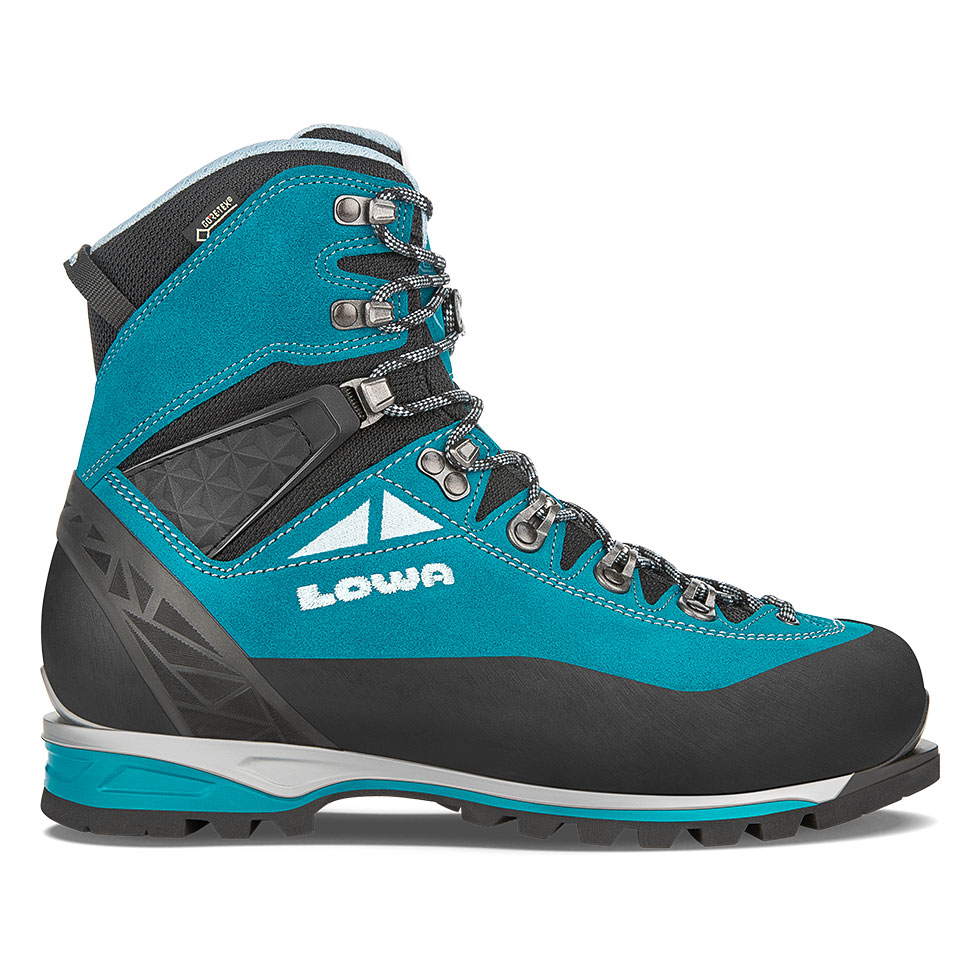 Scarponi Alpinismo Donna Lowa Alpine Expert GTX Verde Acqua/Blu KMBGTJ-682